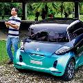 «Пежо» презентовал «зелёный» гибрид автомобиля и мотороллера